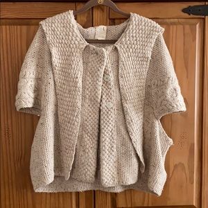 Anthropologie- Far Away From Close Sweater/Poncho
